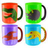 ITEM NUMBER 020552 Dinosaur Mugs BG = 12 PCS BULK PRODUCT