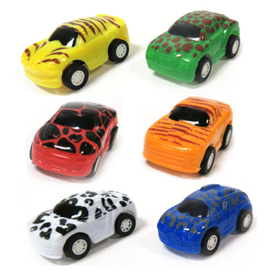 ITEM NUMBER 021306 Miniature Animal Print Cars BG = 12 PCS