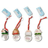 ITEM NUMBER 027714 Mini Snow Globe Ornaments BX = 12 PCS