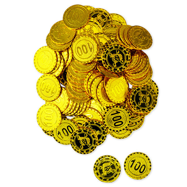 ITEM NUMBER 028486 Gold Doubloons BG = 100 PCS
