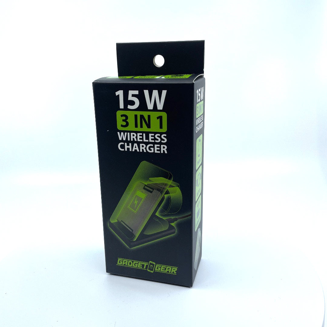 ITEM NUMBER 022827L 3 IN 1 CHARGER - STORE SURPLUS NO DISPLAY 4 PIECES PER PACK