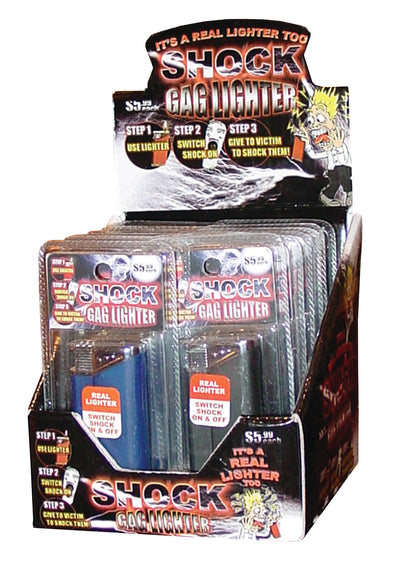 ITEM NUMBER 010014Q GAG LIGHTER WITH SHOCK - BULK PACKED HAS NO LAA # SOLD AS IS 144 PIECES PER CASE