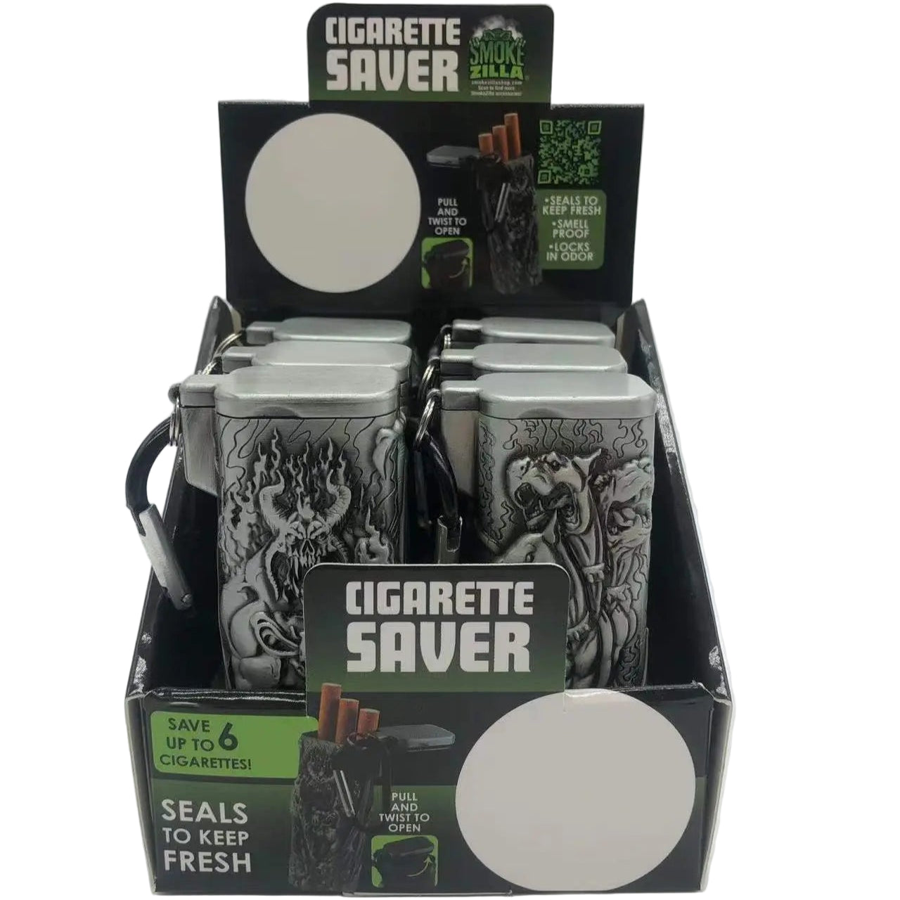 ITEM NUMBER 022564 CIGARETTE SAVER 6 PIECES PER DISPLAY WHOLESALE