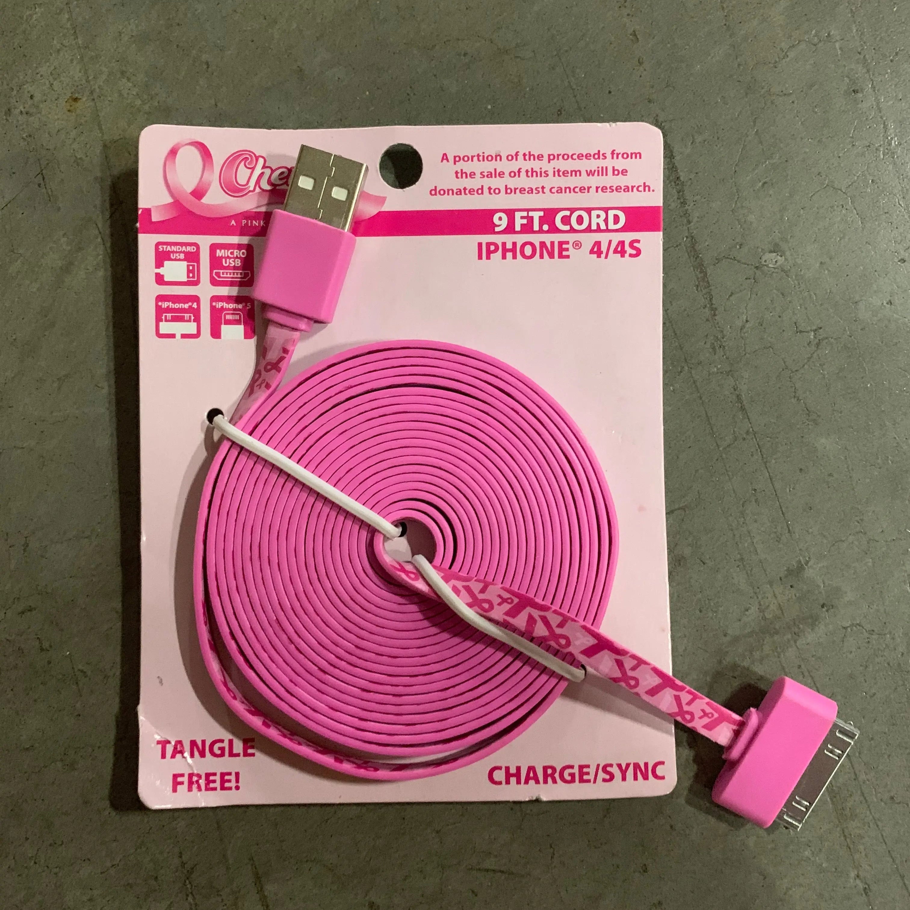 ITEM NUMBER 020206L PINK 9FT CORD IP4 - STORE SURPLUS NO DISPLAY 1 PIECES PER PACK STORE SURPLUS