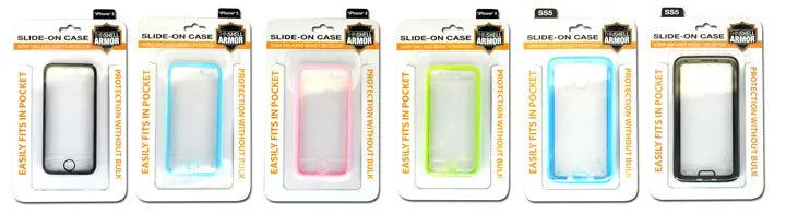 ITEM NUMBER 087309 SLIDE THIN CELL CASE KIT 6 PIECES PER DISPLAY WHOLESALE