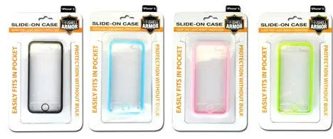 ITEM NUMBER 020274L SLIDE THIN CELL CASE IPHONE 5 - STORE SURPLUS NO DISPLAY 4 PIECES PER PACK STORE SURPLUS