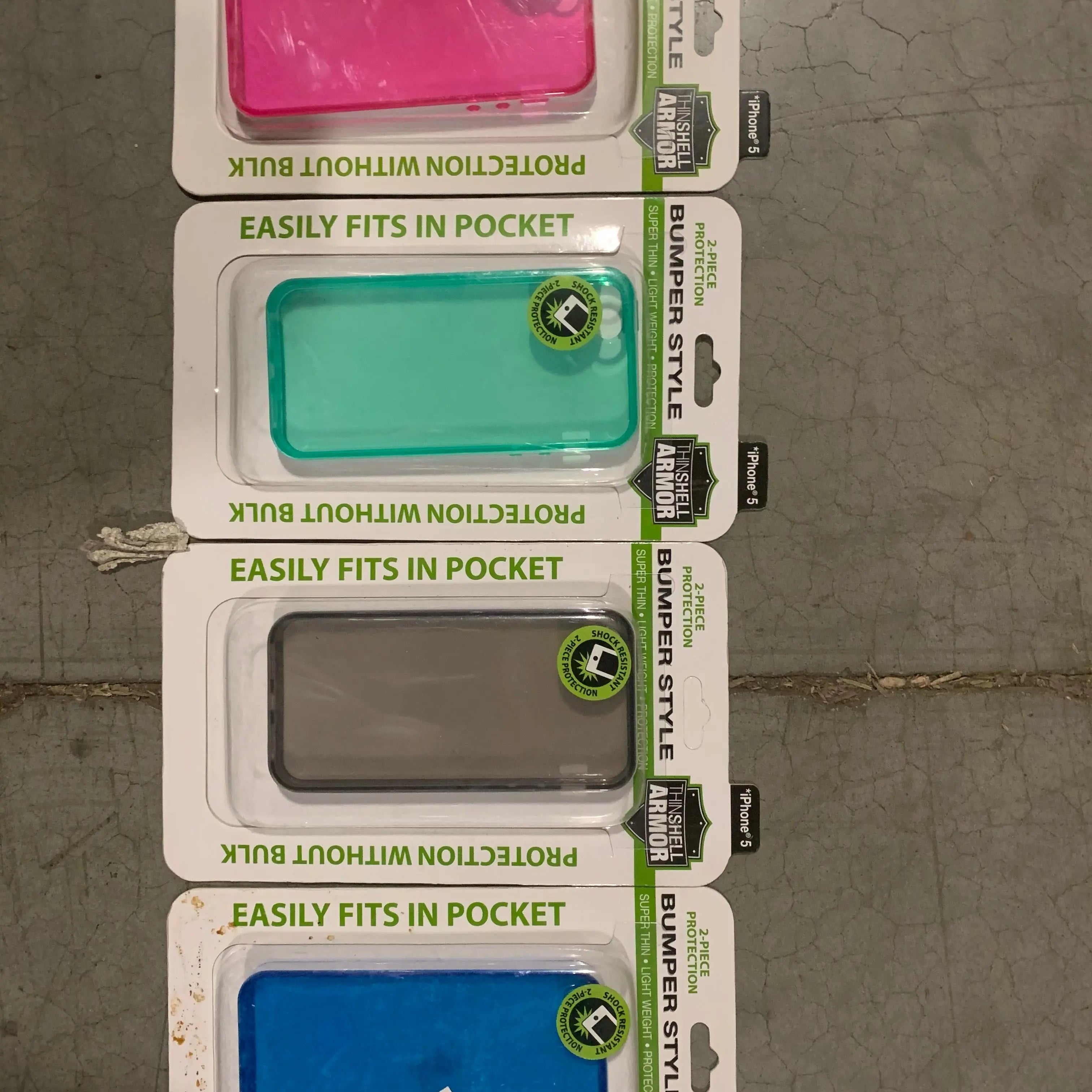 ITEM NUMBER 020287L BUMPER TPU CASE IP5 - STORE SURPLUS NO DISPLAY 6 PIECES PER PACK STORE SURPLUS