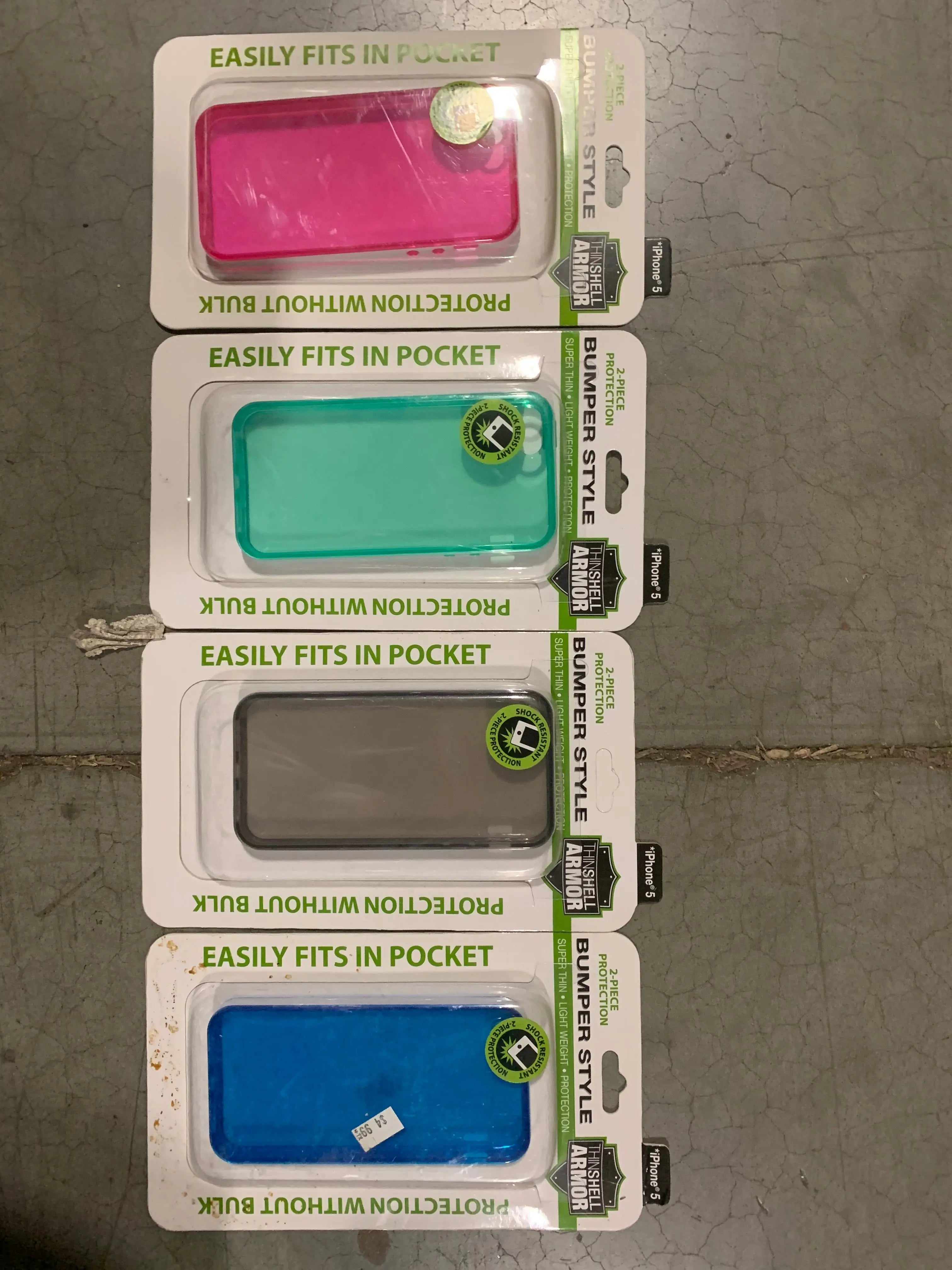 ITEM NUMBER 020287L BUMPER TPU CASE IP5 - STORE SURPLUS NO DISPLAY 6 PIECES PER PACK STORE SURPLUS