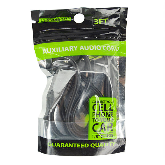 ITEM NUMBER 020510 GG BAG AUX CABLE 6 PIECES PER PACK
