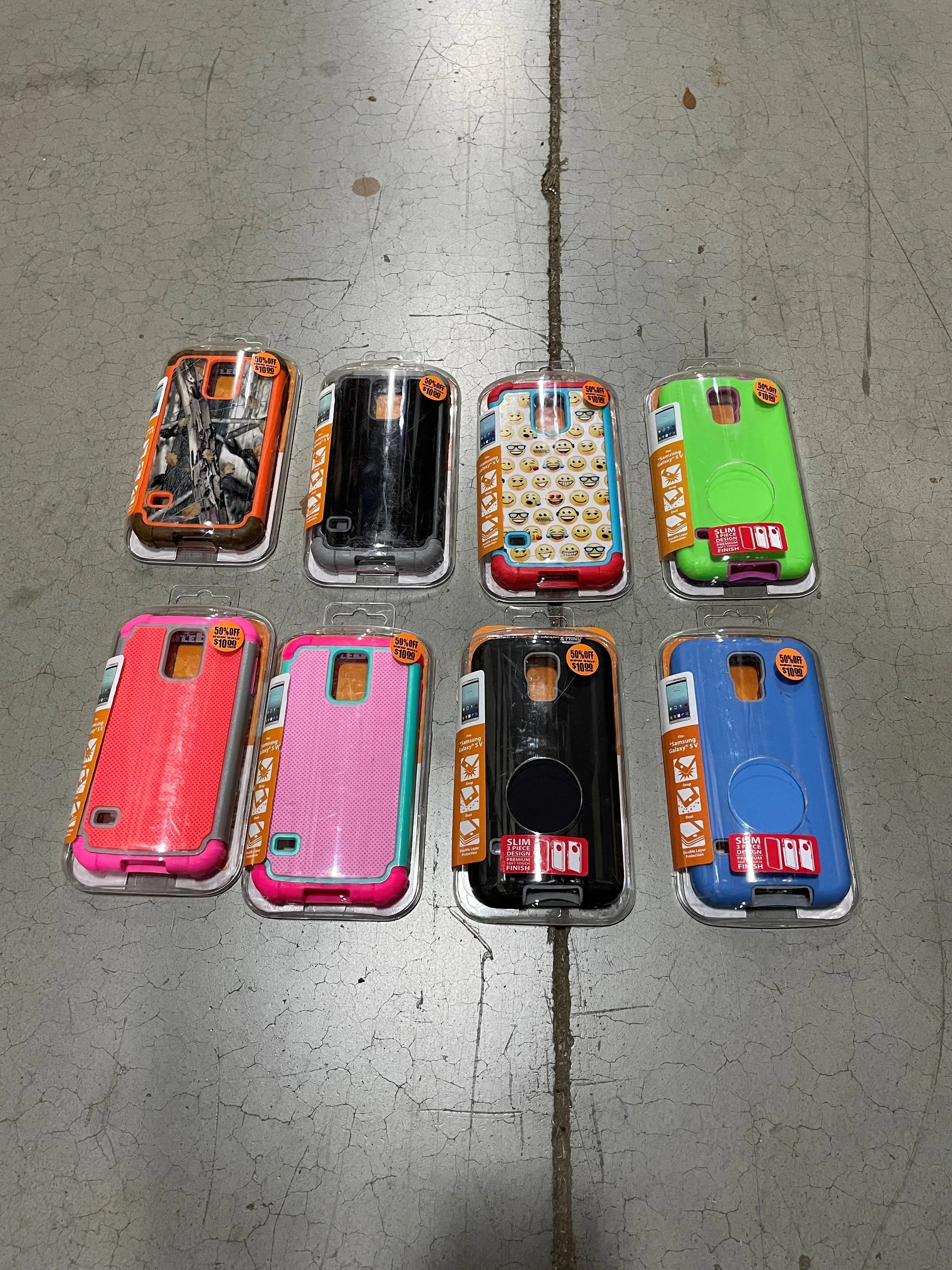 ITEM NUMBER 021072L MIXED CELL CASES SS5 - STORE SURPLUS NO DISPLAY 8 PIECES PER PACK STORE SURPLUS