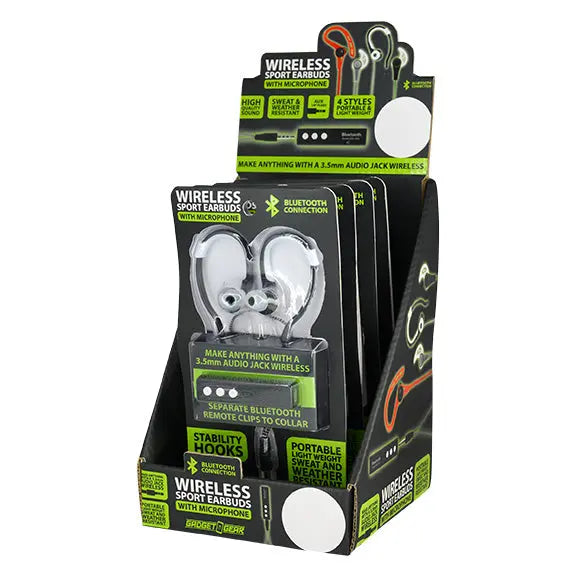 ITEM NUMBER 021295 BT EARBUDS 4 PIECES PER DISPLAY WHOLESALE