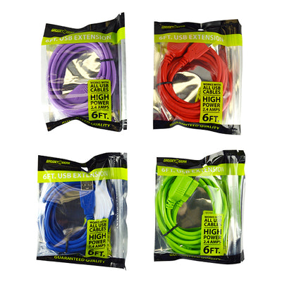 ITEM NUMBER 021566 GG BAG 6FT USB EXTENSION 4 PIECES PER PACK
