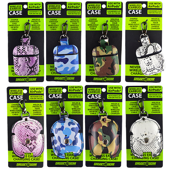 ITEM NUMBER 021659L EARBUD CASE PU COVERED - STORE SURPLUS NO DISPLAY 8 PIECES PER PACK