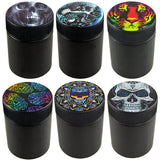 ITEM NUMBER 021722 BLACK GLASS SAFETY JAR B 6 PIECES PER DISPLAY WHOLESALE