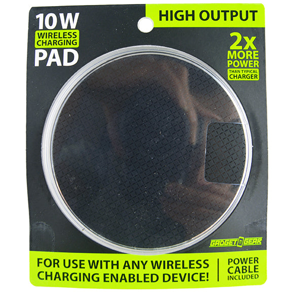 ITEM NUMBER 021784L 10W WIRELESS CHARGER - STORE SURPLUS NO DISPLAY 6 PIECES PER PACK