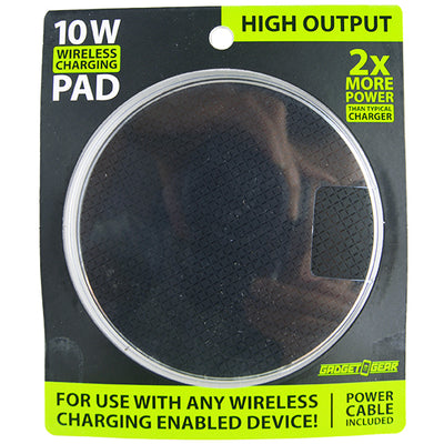 ITEM NUMBER 021784L 10W WIRELESS CHARGER - STORE SURPLUS NO DISPLAY 6 PIECES PER PACK