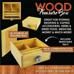 ITEM NUMBER 021910 LG WOOD TREASURE BOX 3 PIECES PER DISPLAY WHOLESALE