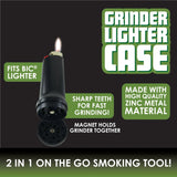 ITEM NUMBER 021943 GRINDER LIGHTER CASE 6 PIECES PER DISPLAY WHOLESALE