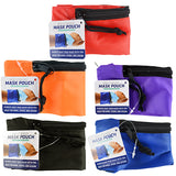 ITEM NUMBER 021964L MASK POUCH WRISTBAND - STORE SURPLUS NO DISPLAY 12 PIECES PER PACK