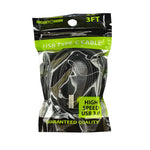 ITEM NUMBER 022005L GG BAG USB USB-C CABLE - STORE SURPLUS NO DISPLAY 4 PIECES PER PACK STORE SURPLUS