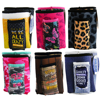 ITEM NUMBER 022035 CAN COOLER CIG POUCH 6 PIECES PER DISPLAY