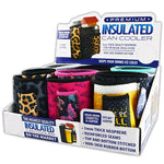 ITEM NUMBER 022035 CAN COOLER CIG POUCH 6 PIECES PER DISPLAY WHOLESALE