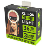 ITEM NUMBER 022068L SELFIE LIGHT - STORE SURPLUS NO DISPLAY 6 PIECES PER PACK STORE SURPLUS