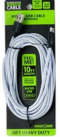ITEM NUMBER 022075L WING 10FT CABLE MICRO - STORE SURPLUS NO DISPLAY 2 PIECES PER PACK