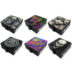 ITEM NUMBER 022082L LOCKING GLOW IN DARK BLACK BOX - STORE SURPLUS NO DISPLAY 6 PIECES PER PACK STORE SURPLUS