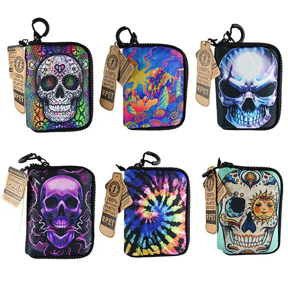 ITEM NUMBER 022088 RPET SMOKING BAG 6 PIECES PER DISPLAY WHOLESALE