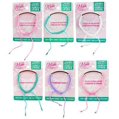 ITEM NUMBER 022107L MOTHERS DAY INSPIRE BRACELET - STORE SURPLUS NO DISPLAY 6 PIECES PER PACK