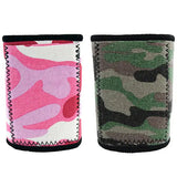 ITEM NUMBER 022124L CANVAS CAN COOLER POCKET - STORE SURPLUS NO DISPLAY 6 PIECES PER PACK STORE SURPLUS