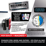 ITEM NUMBER 022141 MAGNETIC METAL SLIM CAN COOLER 6 PIECES PER DISPLAY