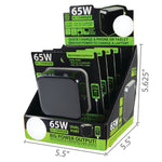 ITEM NUMBER 022147 65W AC CHARGER 4 PIECES PER DISPLAY WHOLESALE