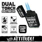 ITEM NUMBER 022183 ATTITUDE DUAL TORCH 15 PIECES PER DISPLAY WHOLESALE