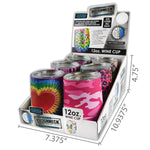 ITEM NUMBER 022265 WINE CUP MIX A PATTERNS 6 PIECES PER DISPLAY WHOLESALE
