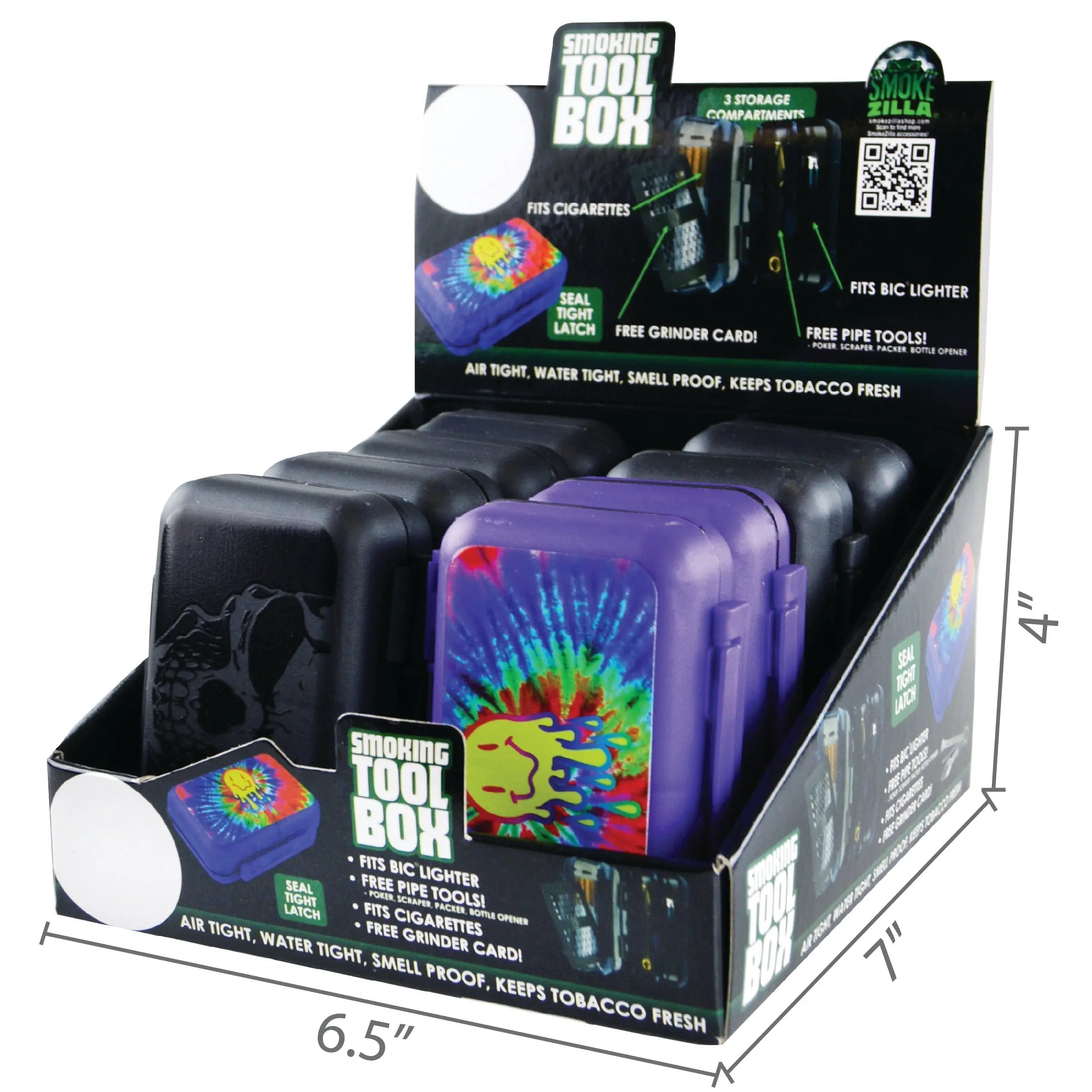 Smoking Tool Box Display Specifications