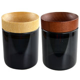 ITEM NUMBER 022281L WOOD CONCAVE JAR - STORE SURPLUS NO DISPLAY 6 PIECES PER PACK