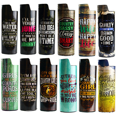 ITEM NUMBER 022344L COUNTRY THANG LIGHTER CASE - STORE SURPLUS NO DISPLAY 12 PIECES PER PACK