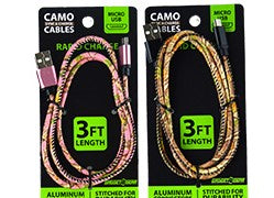 ITEM NUMBER 022411L CAMO CABLE MFI  - STORE SURPLUS NO DISPLAY 5 PIECES PER PACK