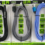 ITEM NUMBER 022415L 10FT INDESTRUCT CABLE MFI - STORE SURPLUS NO DISPLAY 4 PIECES PER PACK STORE SURPLUS
