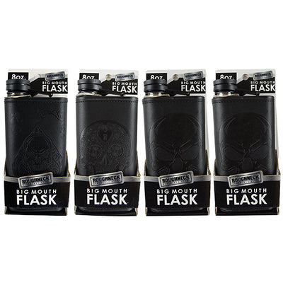 ITEM NUMBER 022426 BIG MOUTH FLASK 4 PIECES PER DISPLAY