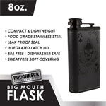 ITEM NUMBER 022426 BIG MOUTH FLASK 4 PIECES PER DISPLAY WHOLESALE