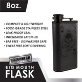 ITEM NUMBER 022426 BIG MOUTH FLASK 4 PIECES PER DISPLAY WHOLESALE