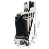 ITEM NUMBER 022426 BIG MOUTH FLASK 4 PIECES PER DISPLAY WHOLESALE