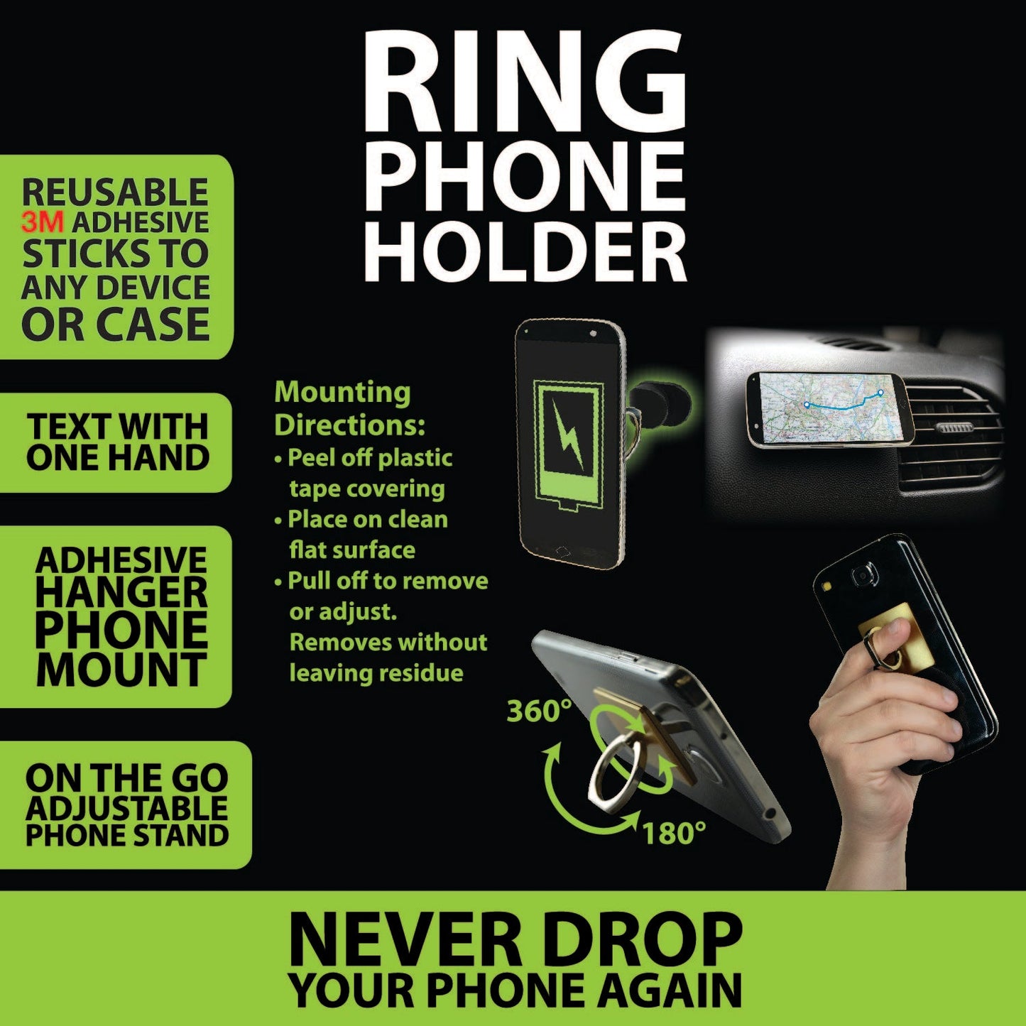 ITEM NUMBER 022442 GG PHONE RING 4 PIECES PER PACK