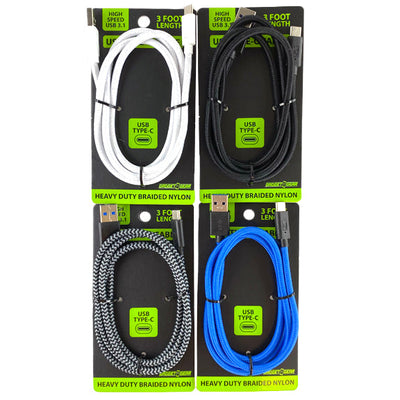 ITEM NUMBER 022445 GG CLOTH 3.1 TYPE C CABLE 4 PIECES PER PACK