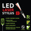ITEM NUMBER 022457 GG LED LASER TOUCH PEN 3 PIECES PER PACK
