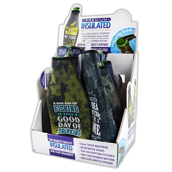 ITEM NUMBER 022465 5MM BOTTLE SUIT 6 PIECES PER DISPLAY WHOLESALE