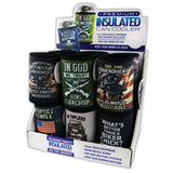ITEM NUMBER 022473 5MM CAN COOLER 12 PIECES PER DISPLAY WHOLESALE